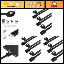 Right Angle SATA III Data Cable 6 Gbps with Locking Latch for HDD/SSD/CD/DVD - 9