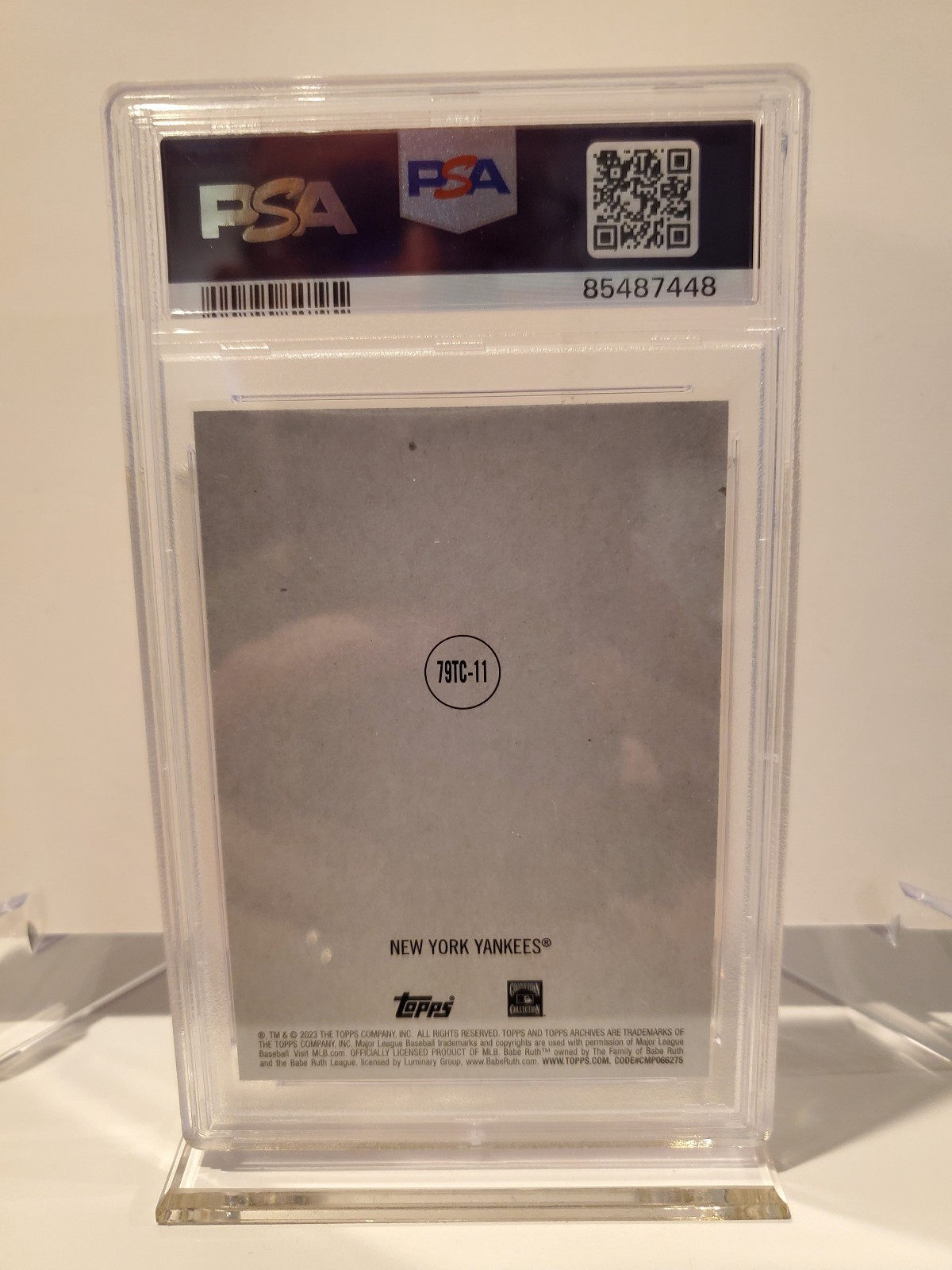 2023 Topps Archives - 1979 Topps Comics Babe Ruth #79TC-11 PSA 7 view 2