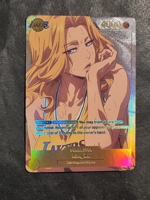 RANGIKU MATSUMOTO - BLEACH - GODDESS STORY - NBA - LAKERS - WAIFU - HOLO CARD