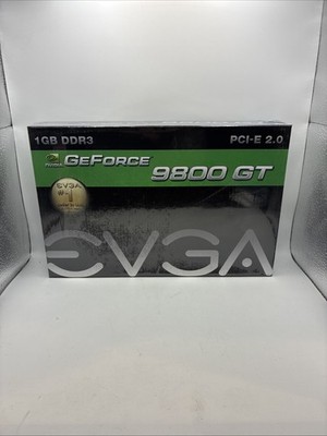 EVGA Nvidia 9800 GT 1gb DDR3 PCI-E 2.0 Brand New Sealed