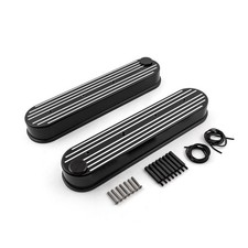 Chevy Ls1 Ls2 Ls3 Ls6 Ls7 Black Ball Milled Valve Covers - Wo Coil Mounts