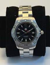 TAG Heuer Aquaracer 300M WAF1110 39mm Men's Black Dial Watch