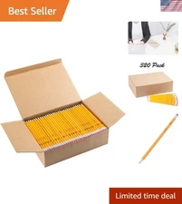 Quality Yellow HB Pencils – Bulk Pack 320, Perfect for Drawing & Writing