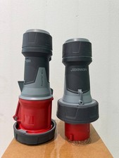 63A Mennekes 3 Phase 415V 5 Pin IP67 Power  Industrial Rubber Plug and socket