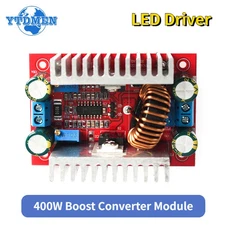 400W 15A DC-DC Step Up Boost Voltage Converter Power Supply Module Drive 8.5-50V