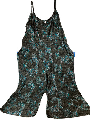 CATO Jumpsuit Women's 26/28 Wide-Leg Cold Shoulder Leisure Lounge Wear Casual