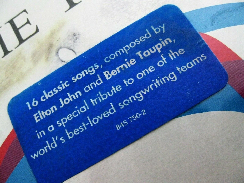 ELTON JOHN TWO ROOMS SEALED PROMO LONGBOX CD BOX LOT GEORGE MICHAEL STING TINA Foto 3 de 4