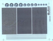 Slixx 8051 Grill Mini Sheet 1/24 1/25 waterslide decal