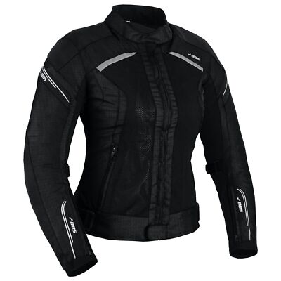 Damen Moorrad Roller Jacke Wasserdicht Damen Motorrad Sommer Jacke Schwarz