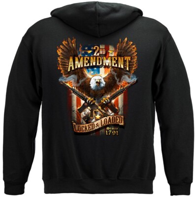 2Nd Amendment Attack Eagle with Double Ar15 SWEATSHIRT