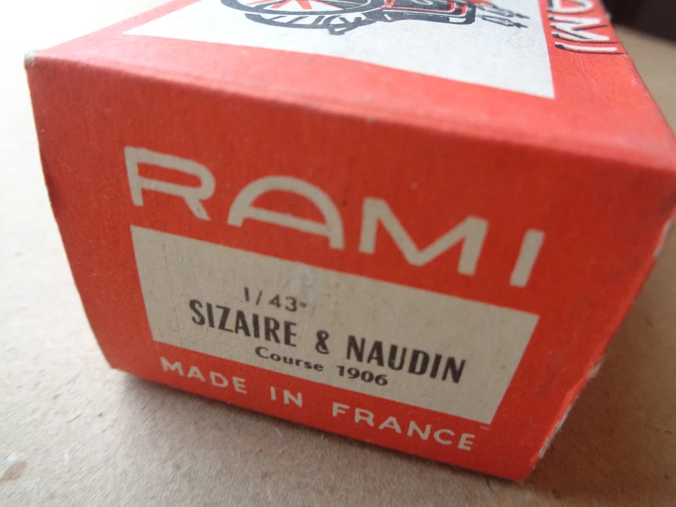 Rami J.M.K Voiture miniature Sizaire & naudin Course 1906 n°8 Jouet - Photo 2/4