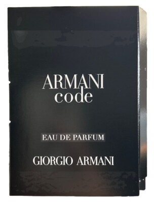 Armani Code Parfum Eau De Parfum Giorgio Armani Sample Spray 0.04oz / 1.2ml New
