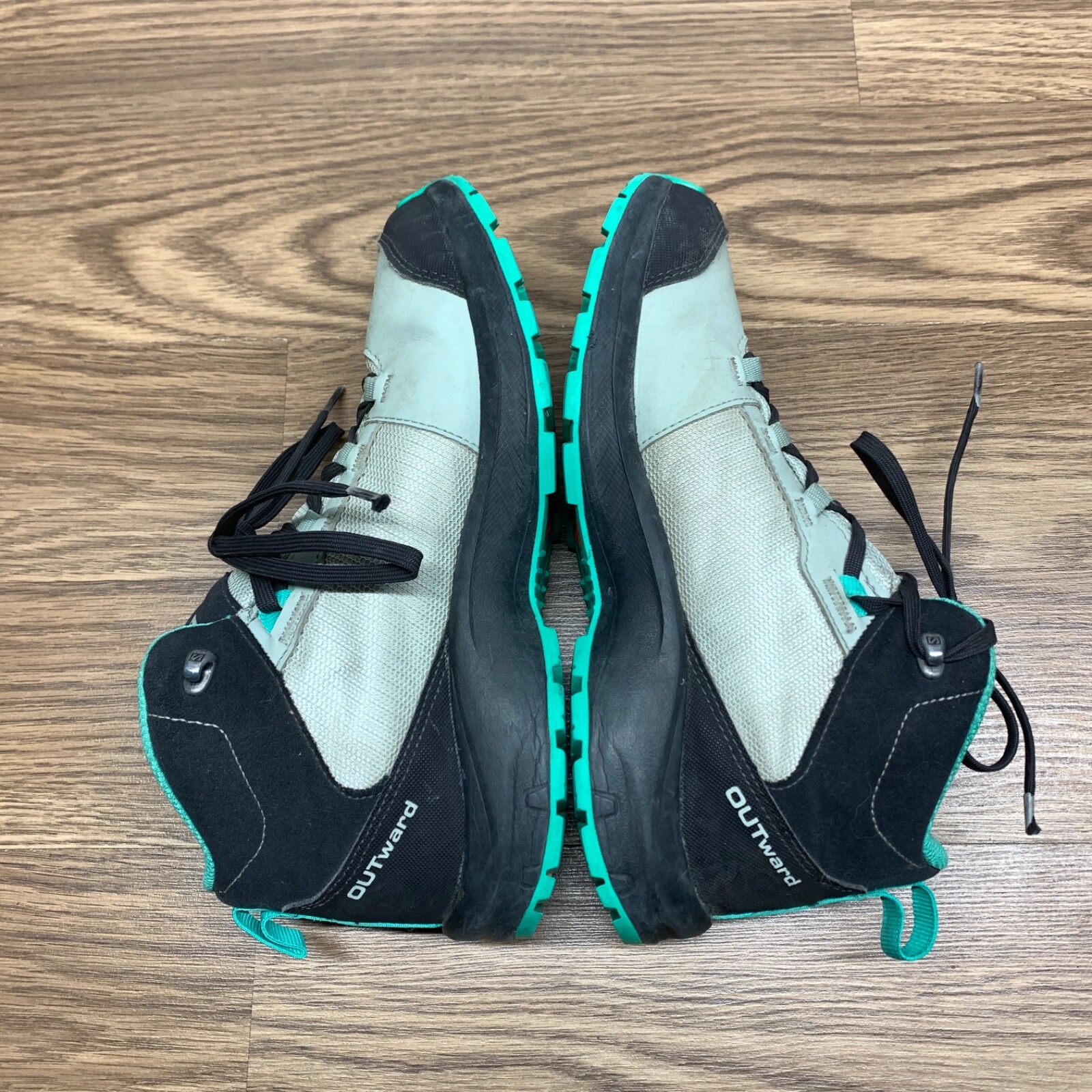 Salomon Outward impermeabile grigio nero verde giovani taglia US bambini 6 donne 7