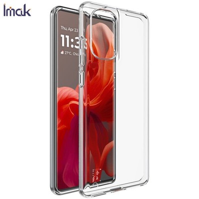 For Motorola Edge 50 Neo Shockproof Clear Soft Rubber Case Screen Protector