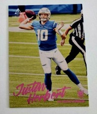 Justin Herbert Chronicles PINK Luminance RC #203 Los Angeles Charger Rookie 2020