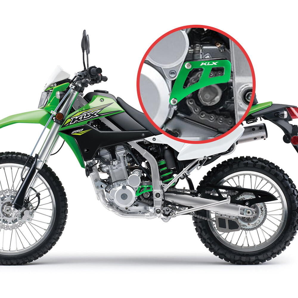 CNC Aluminum Front Sprocket Chain Cover Guard For Kawasaki KX450F, KX250, KX250F – Green