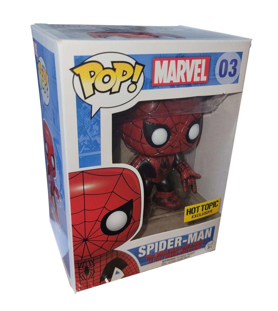 Funko Pop! Marvel Spider-Man Exclusive Vinyl Figure #03 | eBay