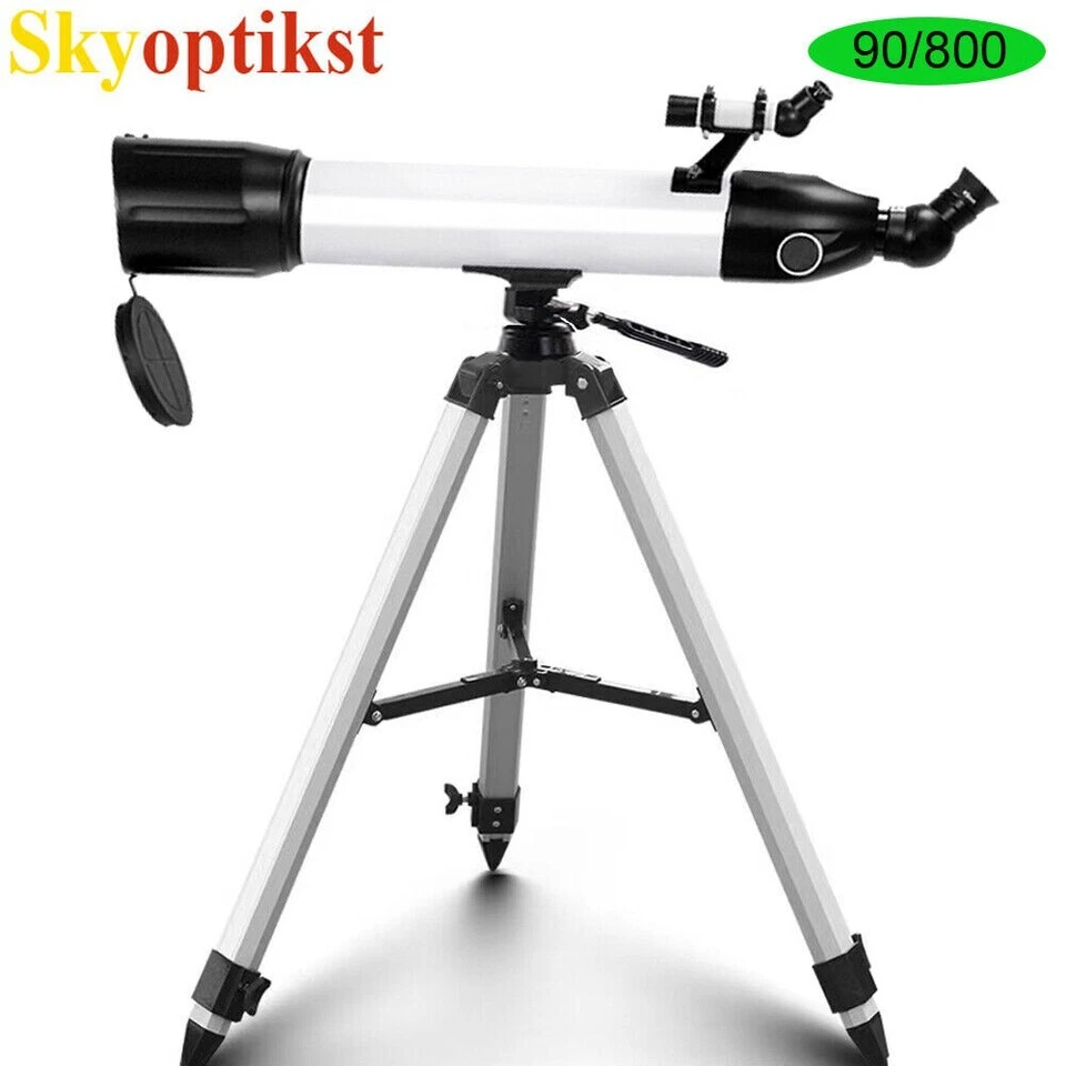 800x 90mm 90AZ F/9 Refractor Astronomical telescope with Phone adapter eyepiece - Image 2 of 4