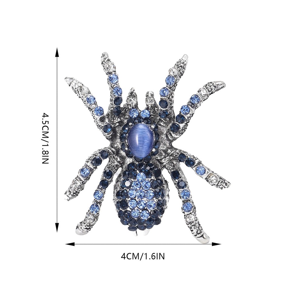 Retro Rhinestone Brooch Fashion High End Glitter Brooch Full Fashion