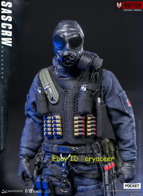 ミリタリー DAMTOYS 1/12 POCKET ELITE SERIES SAS CRW DAMTOYS Pocket Elite Series PES002 1/12 SAS CRW Breacher