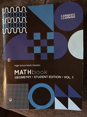 MATHbook  Geometry  Volume 1  High School Math Solution  Fourth E