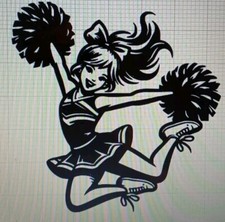 Cheerleader Decal