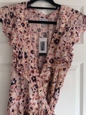 Sofia Jeans by Sofia Vergara Women's Short Sleeve Wrap Front Maxi Dress Size S