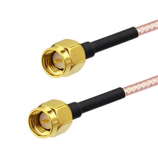 SMA Male to SMA Male Pigtail Assembly Cable RG316 15cm 6"
