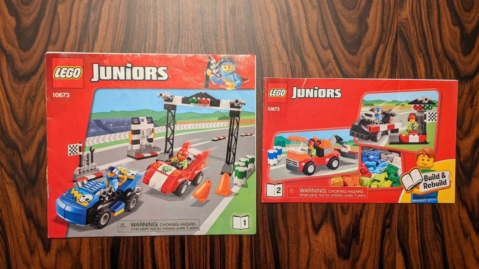 LEGO Juniors Race Car Rally (10673) 100 Complete, Retired, Rebagged