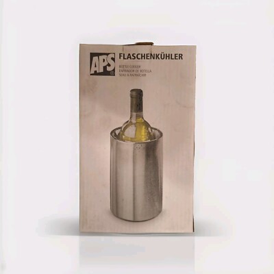 APS Flaschenkühler / Weinkühler/ Sektkühler NEU Edelstahl, Party, Ambiente