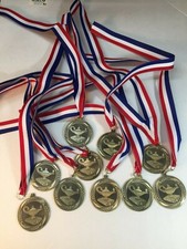 Spelling Bee Teacher Award Die Cast Metal Ribbon Lot of 10 FREE 2 DAY SHIPPING 