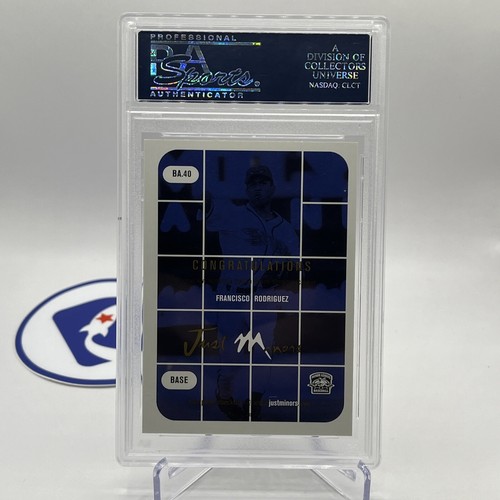 2001 Just Minors Francisco Rodriguez RC Signed Rookie Card PSA/DNA Auto K-Rod - Picture 7 of 8