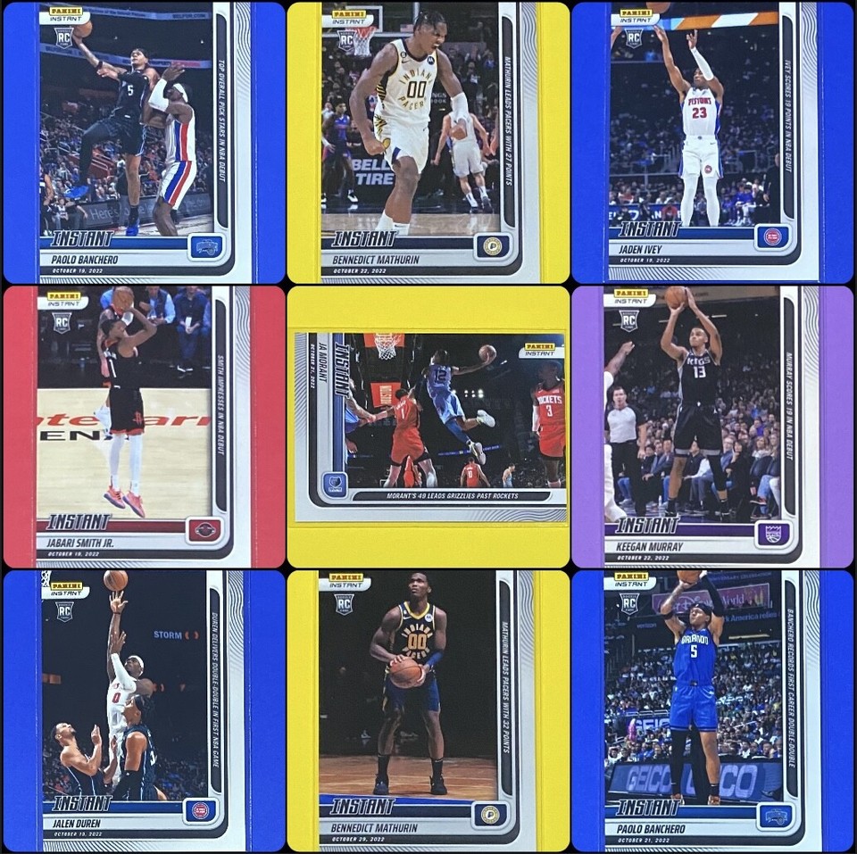 2022-23 Panini Instant Basketball - BASE / ROOKIE CARD SP - Pick A Card - RC 🔥