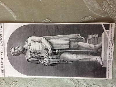 a2i ephemera 1863 bild statue sir william napier 
