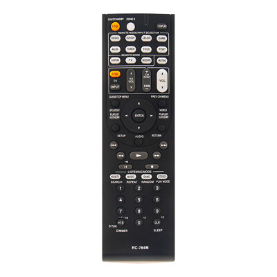 RC-764M Replaced Remote for Onkyo AV Receiver TX-SR508 HT-S5300 HT-S6300