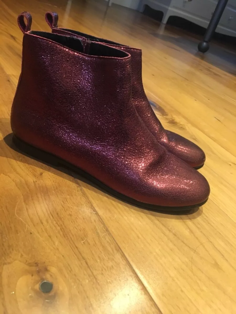 Zara burgundy hotsell ankle boots