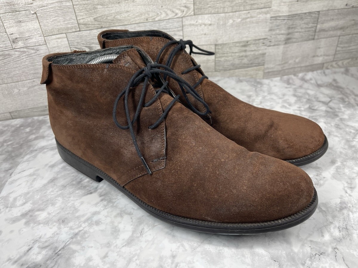Camper Chukka Boots Men 12M Neuman Shoes Brown Suede Lace Up
