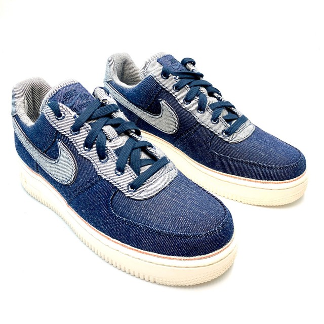 Nike 3x1 Air Force 1 Low Premium Denim Raw Indigo Blue 905345-402 Men's Size 7 | eBay