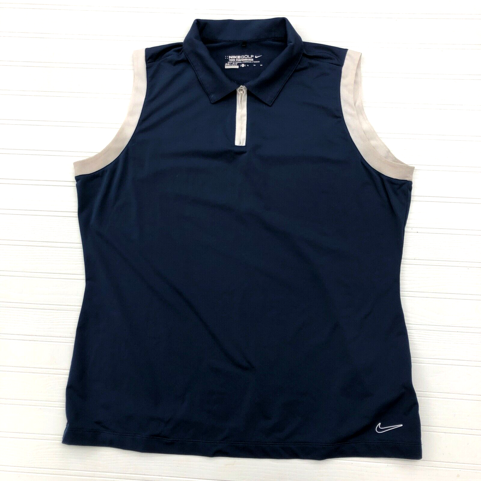 Nike Golf Blue Dri Fit And Tennis Cheap mail order sales Vest Swoosh Overseas parallel import regular item Logo Si Adult