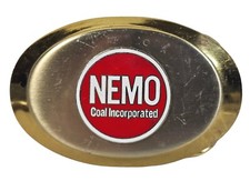 Vintage Nemo Coal Incorporated Belt Buckle