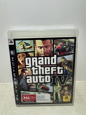 Grand Theft Auto IV Playstation 3 Complete With Manual And Map VGC