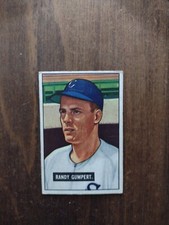 1951 Bowman 59 Randy Gumpert Chicago White Sox Surface Wrinkles