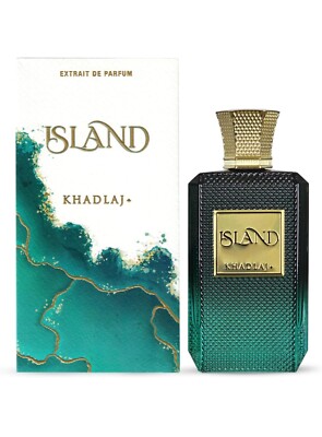 Khadlaj Perfumes Island 3.4oz Men's Extrait de Parfum Fragrance New & SEALED