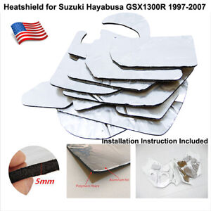Motorcycle Grade pre Heat Shield For Suzuki GSXR1300 Hayabusa Generation 1 97-07