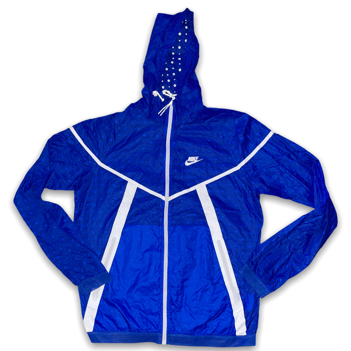 Rare Nike Glanz Jacket Windbreaker Windrunner Blue Dots