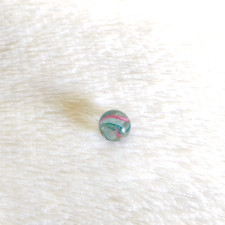 Vintage Original Handgefertigt Divided Wirbel Bunt Glas Marmor Selten GL66