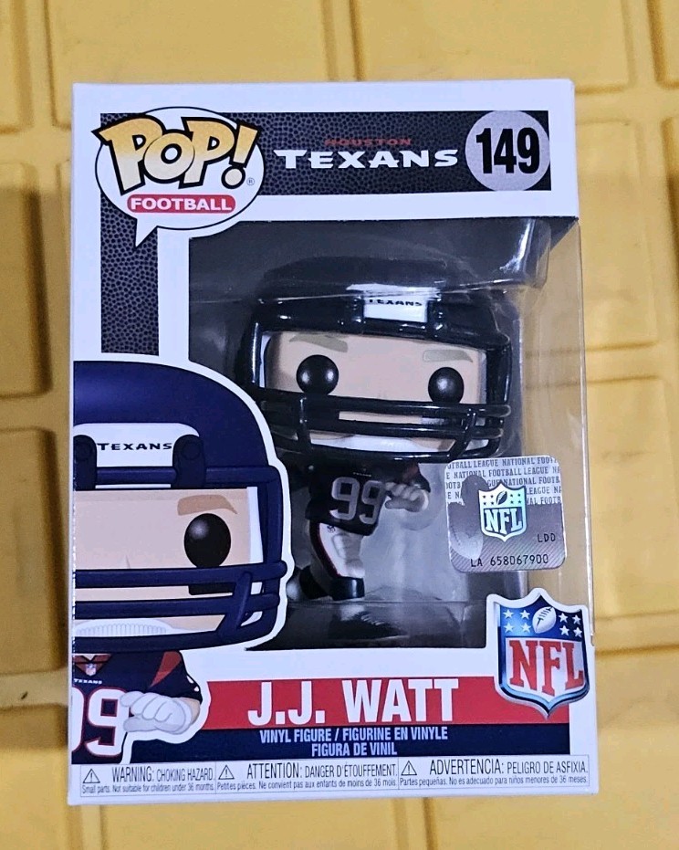 Funko Pop! Deportes Nfl J.j. Watt #149 Figura Vinilo Houston Texans Nfl Fútbol