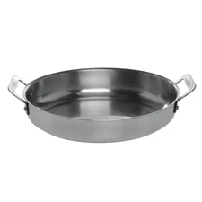 Bon Chef Cucina Handled Pan Collection 2 1/2 qt Oval Stainless Steel Au Gratin