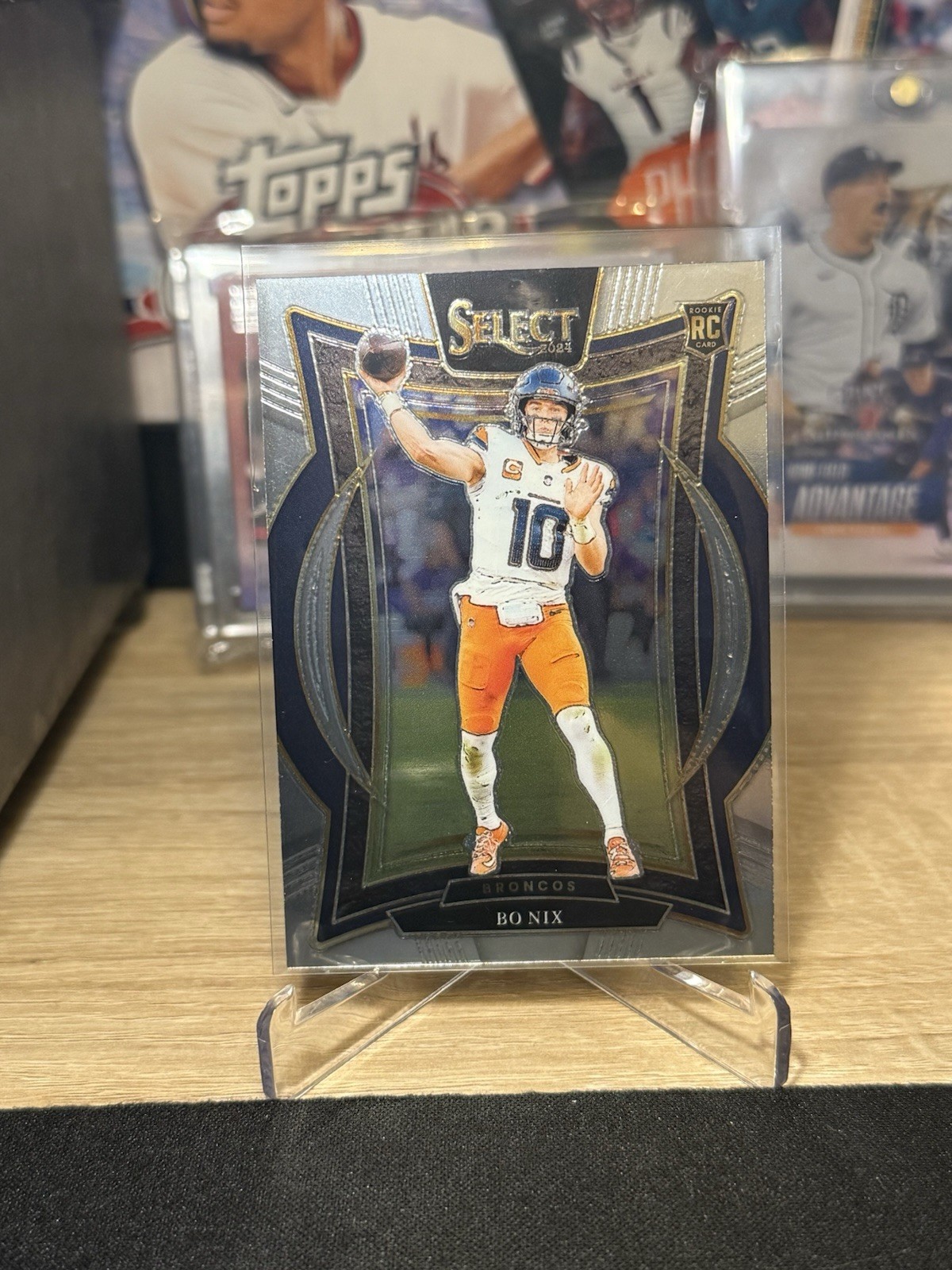 2024 Panini Select #30 Bo Nix Rookie Denver Broncos