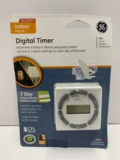 GE Indoor Digital 7 day Programmable Timer #15089 NEW